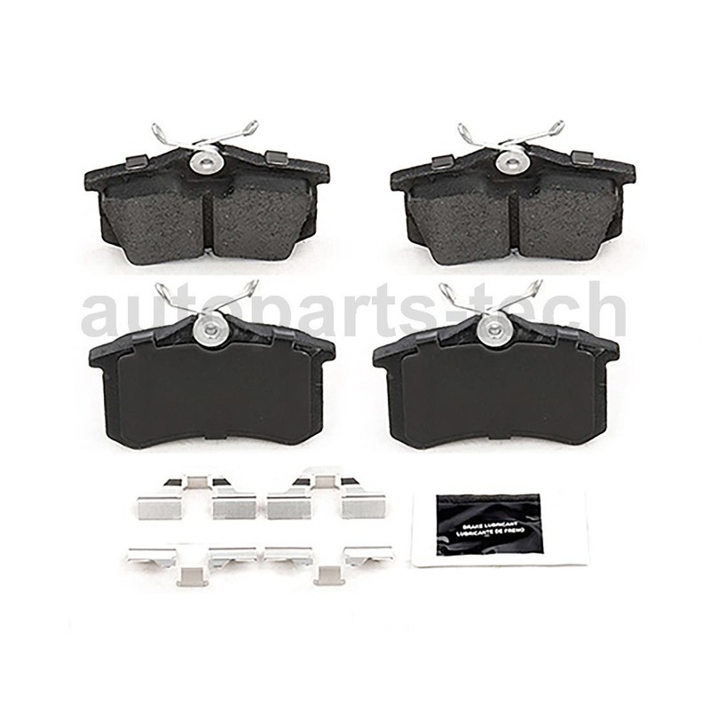Brake Pad Brake Rotor Rear Fits Volkswagen Golf SportWagen Volkswagen Jetta gallery