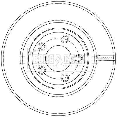Fits Ford Mustang 2015-2018 2.3 Ruva Front 1x Brake Disc 2145460 gallery
