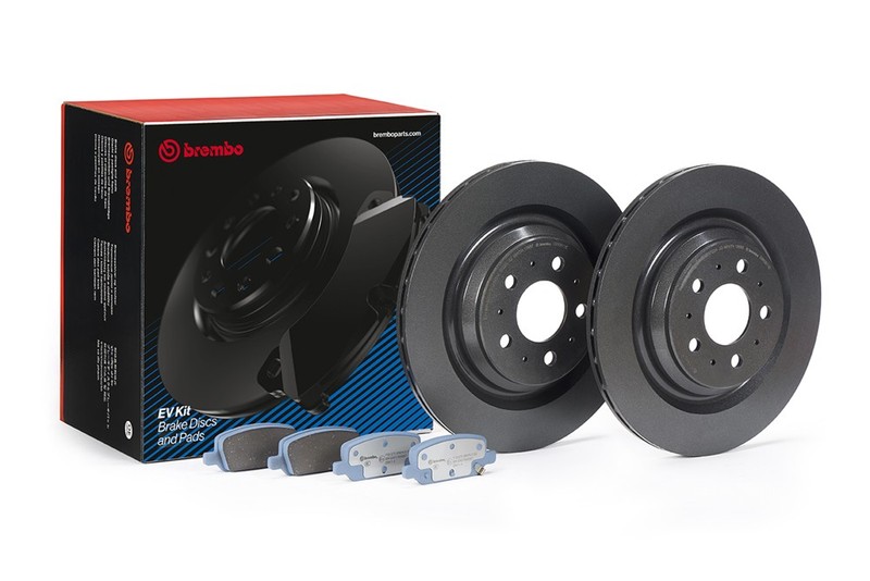 Brembo Beyond EV Rear Brake Kit 335mm Disc Rotors Pad Set For Tesla 3 2017-2023