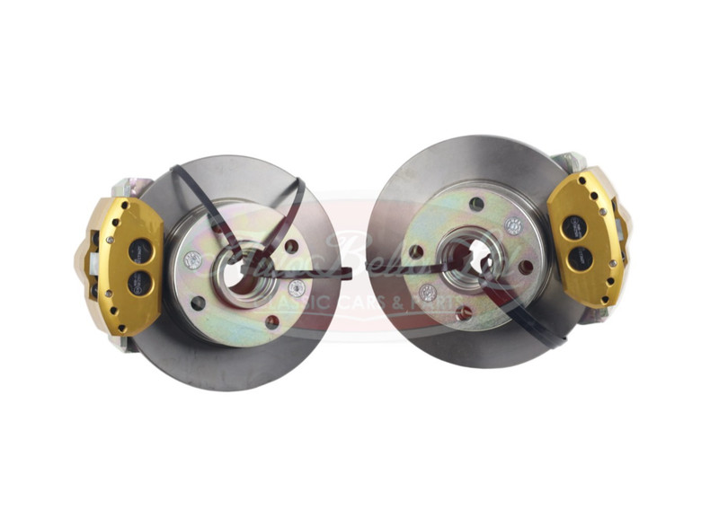 Classic Fiat 500 126 600 Front Brake Disc Conversion Kit 98mm PCD High Quality