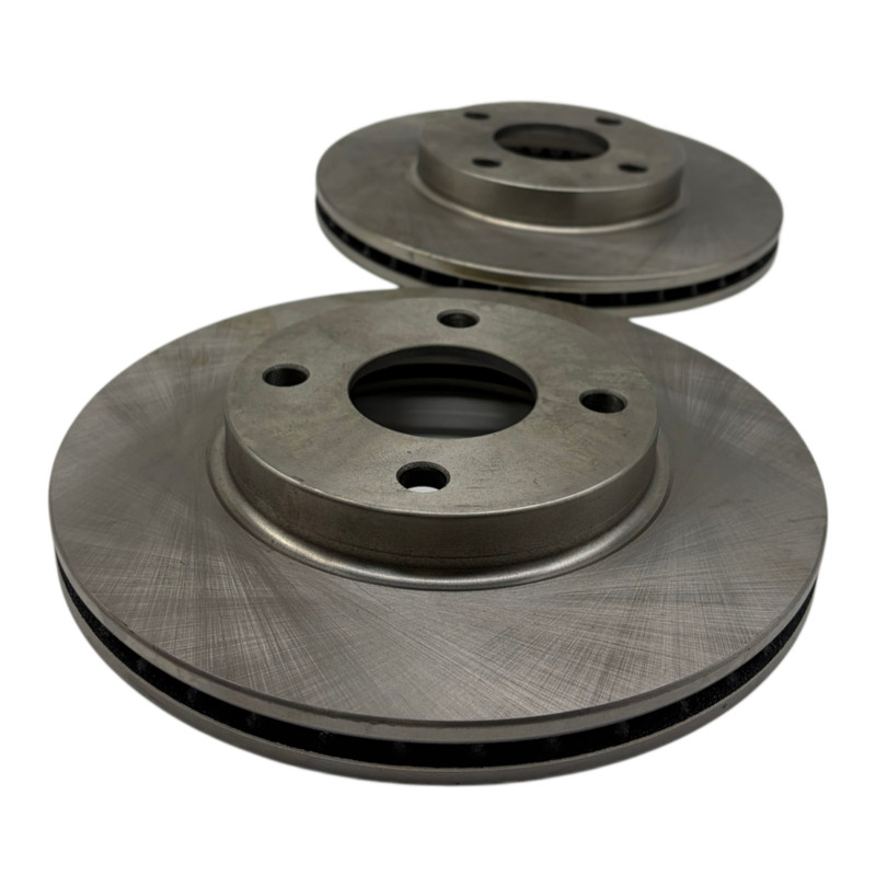 98AB1125BE Front Disc Brake Rotors Ceramic Brake Pads Assy Fit Ford Focus 1998 gallery