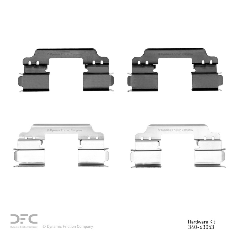 Disc Brake Hardware Kit for SLC43 AMG, M6 Gran Coupe, CLA45 AMG+More 340-63053 gallery
