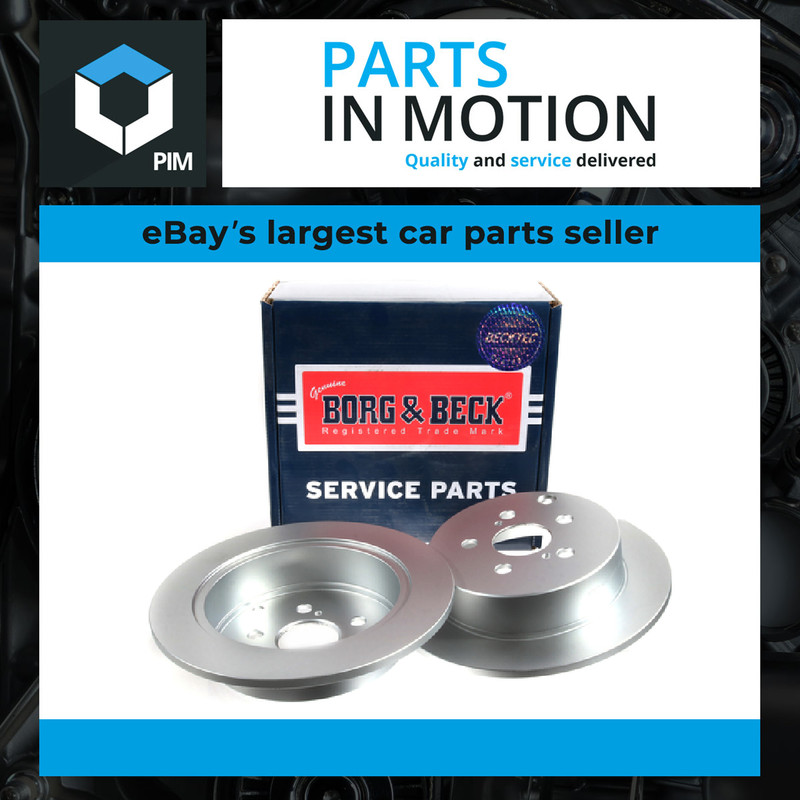2x Brake Discs Pair Solid fits TOYOTA CELICA 1.8 Rear 99 to 05 269mm Set B&B New