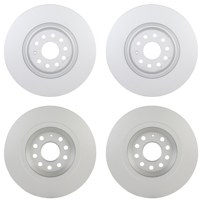 Bosch QuietCast Front Rear Rotors Disc Brake Pad Kit For A3 Q3 Arteon CC Golf R