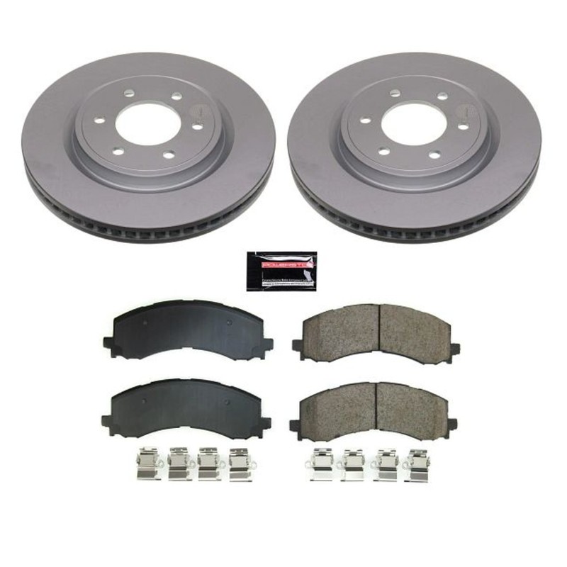 Powerstop Front 350mm Discs & Pads Kit for Bronco Expediton F-150 Navigator