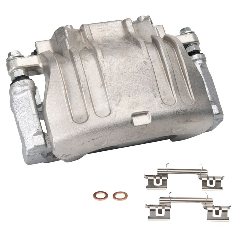 TRQ Front Brake Calipers Pads Rotors for 05-11 300 Challenger Charger Magnum gallery