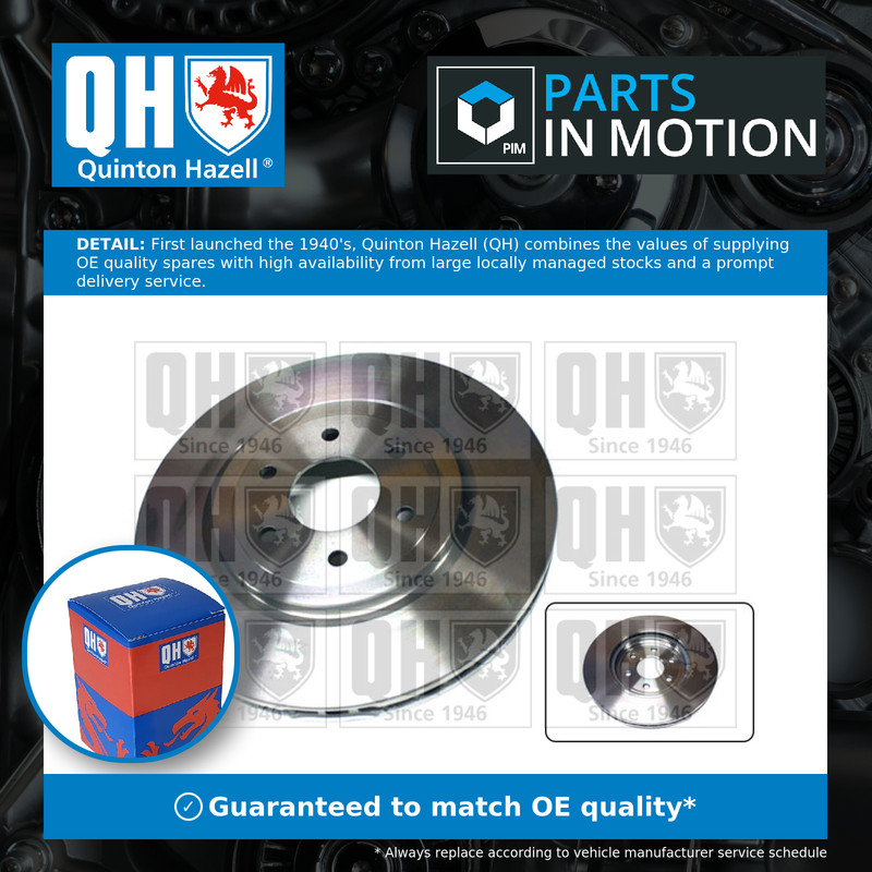 2x Brake Discs Pair Vented fits NISSAN PATHFINDER R51 2.5D Front 2005 on 320mm