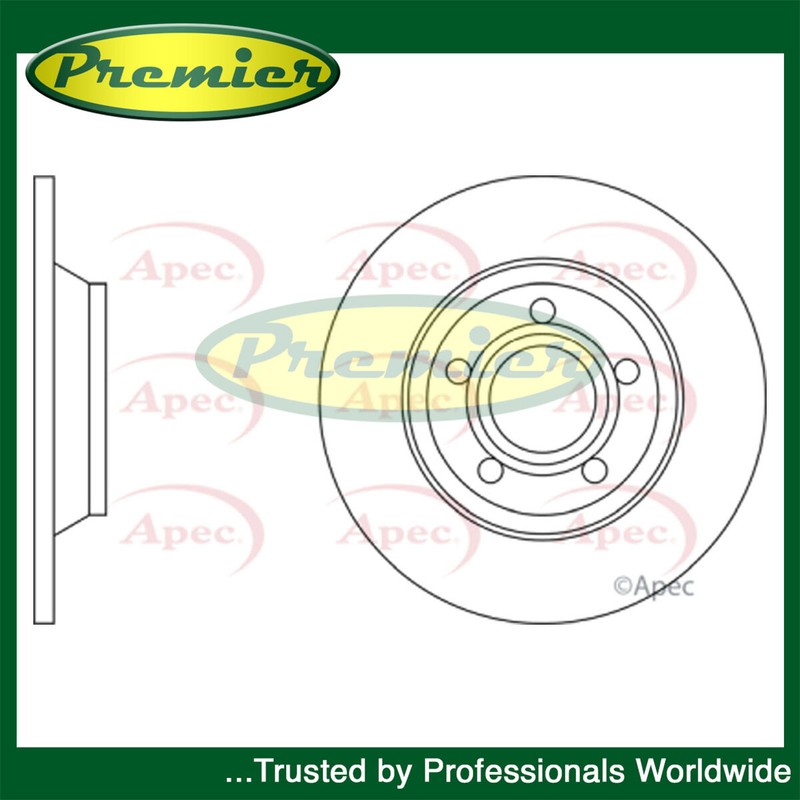 Premier Front Brake Disc Fits Audi A4 1995-1997 1.6 1.9 TDi 8D0615301A
