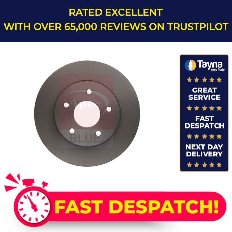 2x Brake Discs Pair Solid fits NISSAN ALMERA V10 1.8 Rear 00 to 06 QG18DE 278mm