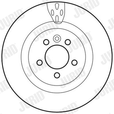 JURID 562654JC Brake Disc for LAND ROVER gallery