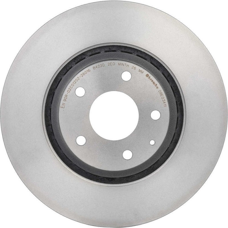 Disc Brake Rotor-Premium UV Coated OE Equivalent Rotor Brembo 09.E034.11