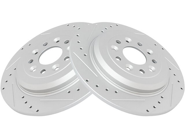 Rear TRQ Brake Rotor Set fits Ford Five Hundred 2005-2007 65NBQH