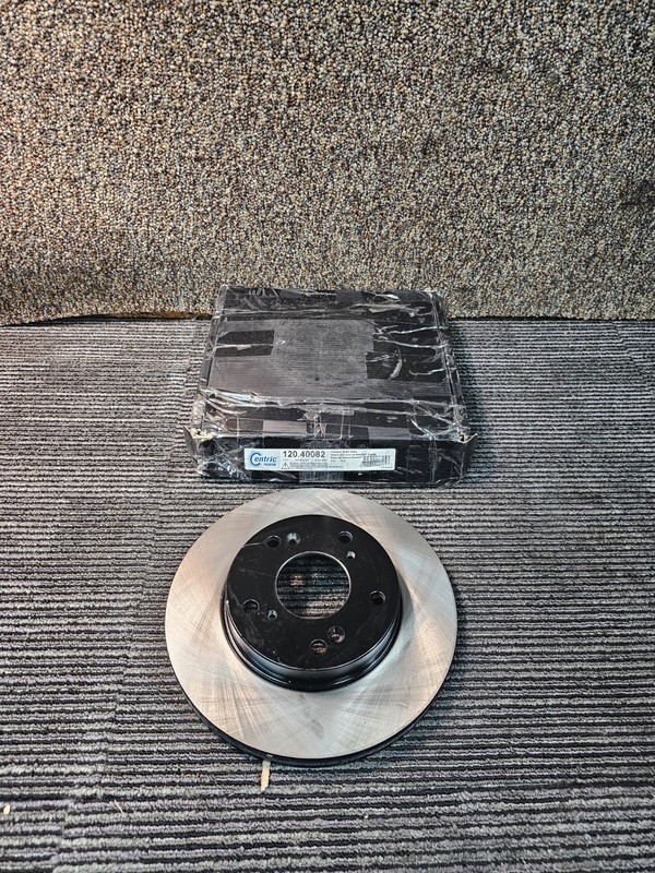 Centric 120.40082 Premium Plain Vented Front Brake Rotor For 2012-15 Honda Civic