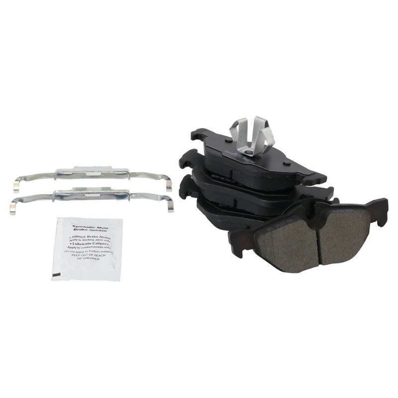 TRQ Brake Pad Performance Rotor Wear Sensor Kit Metallic Rear for BMW 328xi 328i gallery