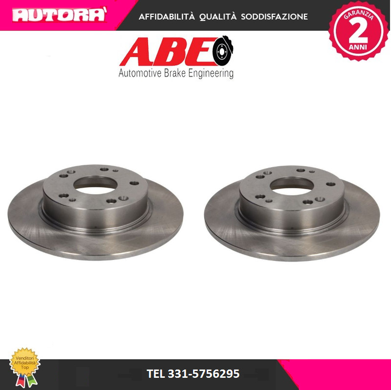 C44033ABE Pair of rear brake discs (ABE BRAND)..