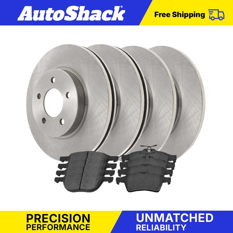 Front & Rear Brake Rotors & Pads for 2005-2013 Mazda 3 2010 Mazda 3 Sport 2.3L