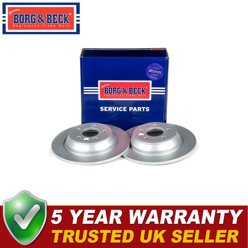 Borg & Beck Rear 1x Brake Disc Fits Mondeo S-Max Galaxy Kuga Focus Range Evoque gallery