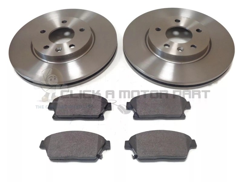 Front 2 Brake Discs And Pads Vauxhall Astra GTC 1.4 SRi T (Check Disc Size)