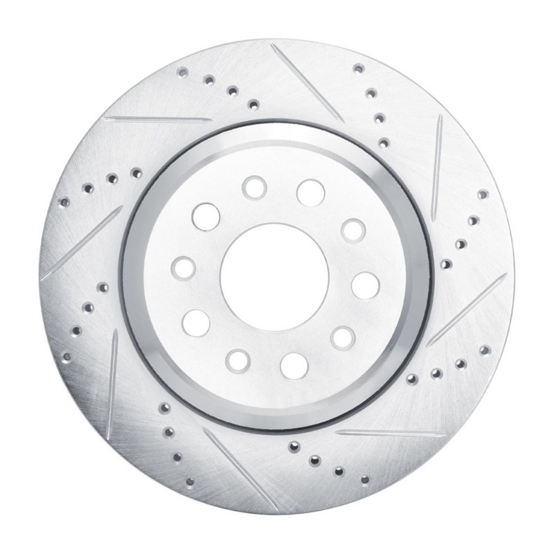 For Maserati Ghibli 2014-2016 Rotor Set | Drilled And Slotted | With Brake Pads gallery