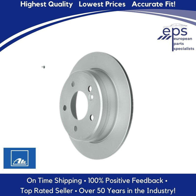 Rear Brake Disc Rotor Select 1984-98 Mercedes D E C Ate 202 423 00 12 Ate 409120 gallery