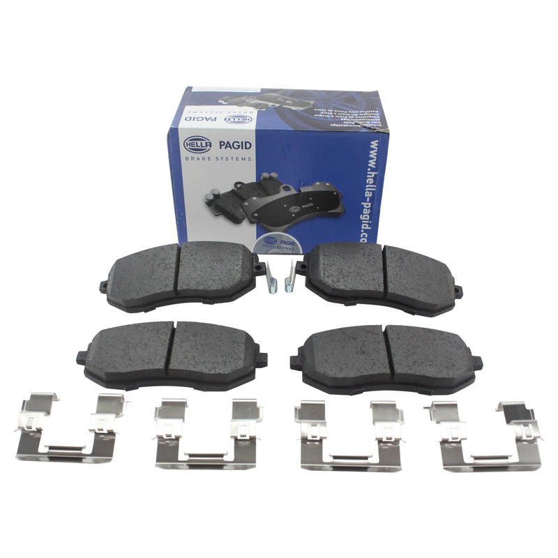 DuraGo Front Rotors Hella Ceramic Disc Brake Pads Kit For Impreza Legacy Outback gallery