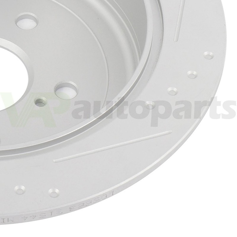 Rear Discs Brake Rotors For Lexus RX350 Toyota Highlander Sienna Slotted 2pcs gallery