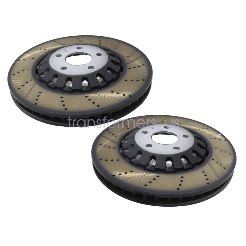 New Performance 2Pcs Front 375mm Vented Brake Disc Rotors For Audi A6 A8 Q7 Q8 gallery
