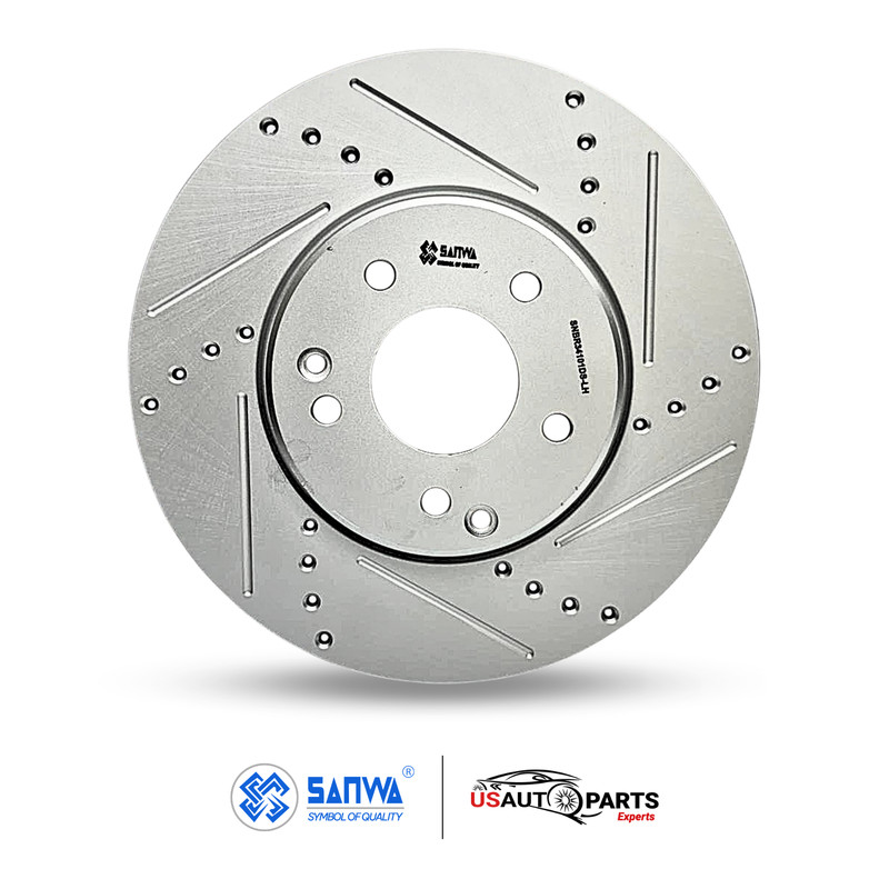PAIR OF FRONT BRAKE ROTOR VENTED & GEOMET COATED D & S 300 mm FOR CHRYSLER 96-11 gallery