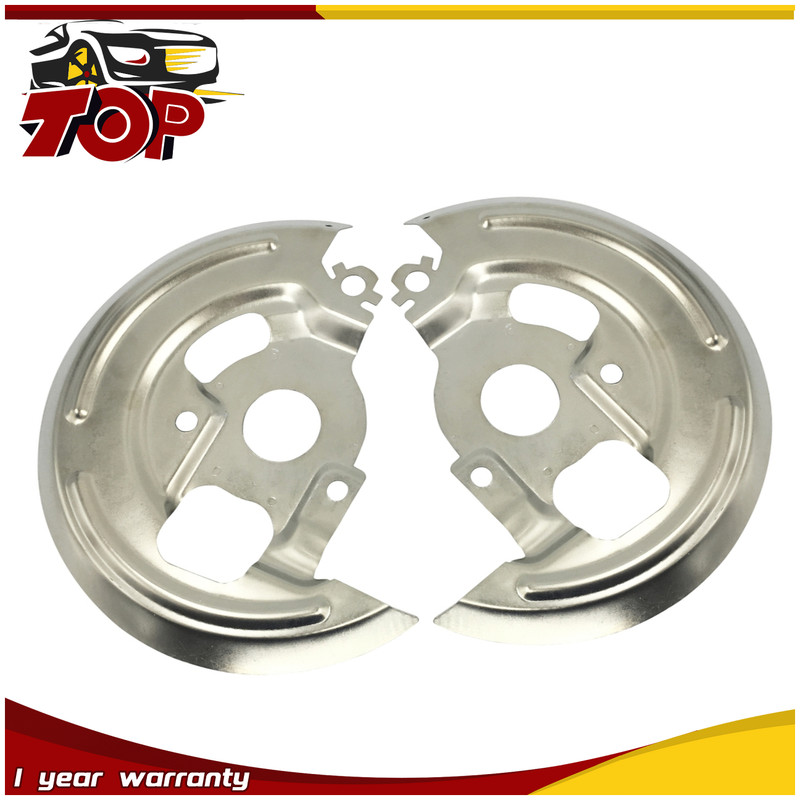 Body Backing Dust Shields Plates Disc Brake Pair For 1964-72 Chevy GM A/F/X gallery