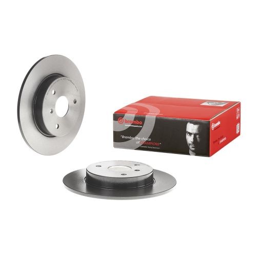 Brembo 08.8163.11 Disc Brake Rotor Front High Carbon Cast Iron For Smart Fortwo