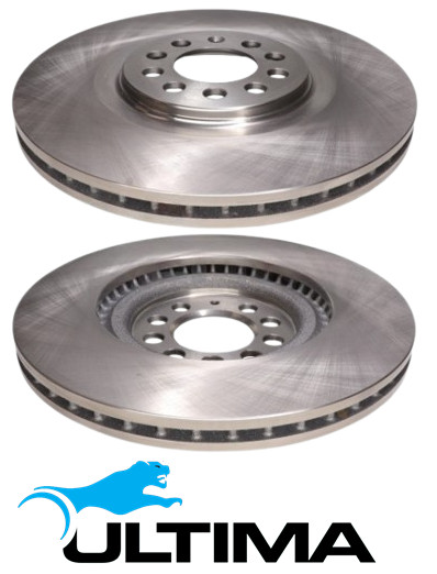 FRONT VENTED DISC BRAKE ROTORS FOR VOLKSWAGEN GOLF MK.4 AGN APK AZJ 1.8L 2.0L I4