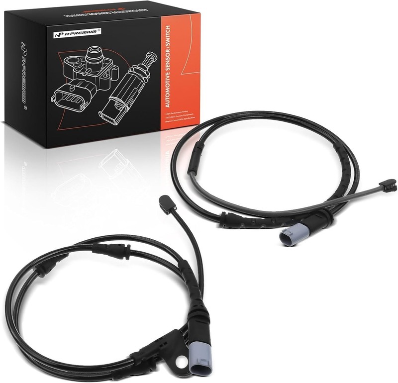 Front and Rear Disc Brake Pad Wear Sensors Compatible with X5 2011-2018