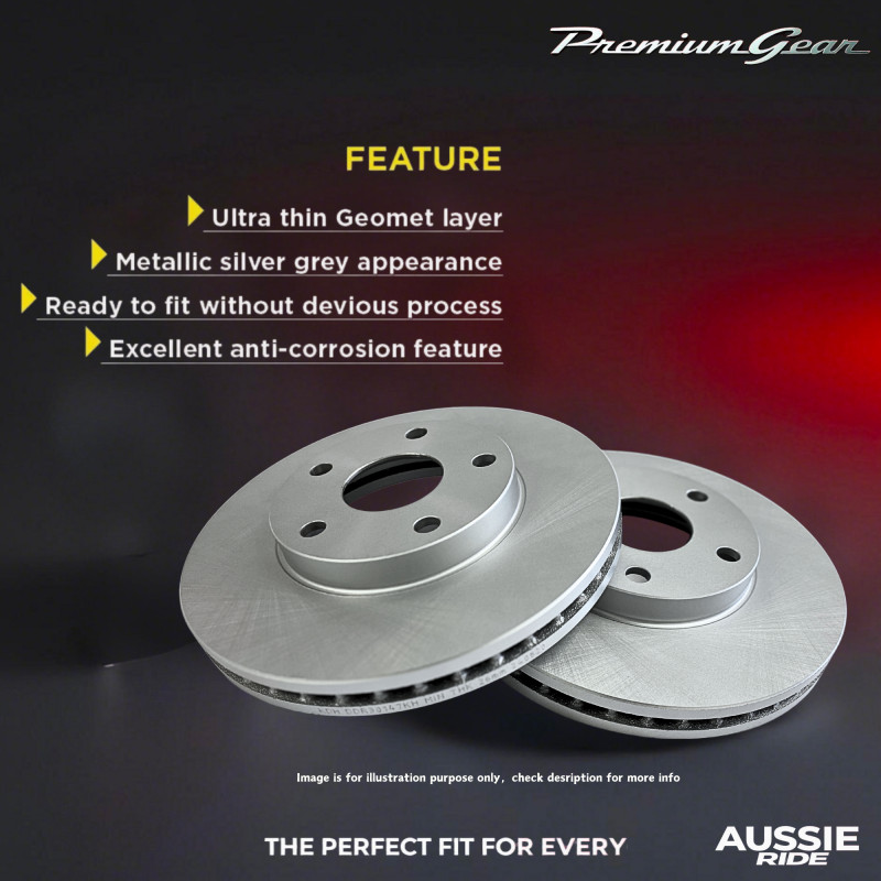 Front+Rear Brake Pads and Disc Rotors full set for Volvo XC60 156 DZ 2008-2017 gallery