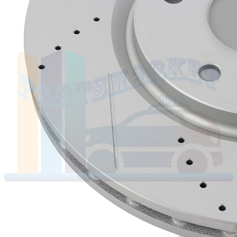 Front Brake Discs Rotors & Ceramic Pads Fits Dodge Journey 2012-2013 Drill Slot gallery