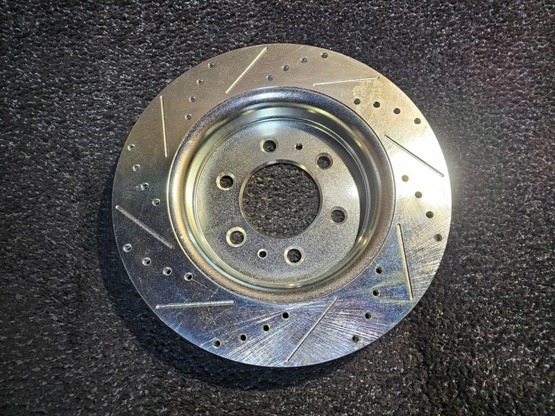 (QTY 2)Detroit Axle S-54153 Front Drilled Brake Rotors for Ford F-150 Expedition gallery