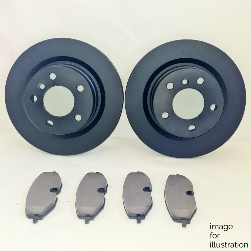 288MM FRONT BRAKE DISCS AND PADS FOR VW CADDY 1.0 1.2 1.4 1.6 2.0 TSI TDI 15-20