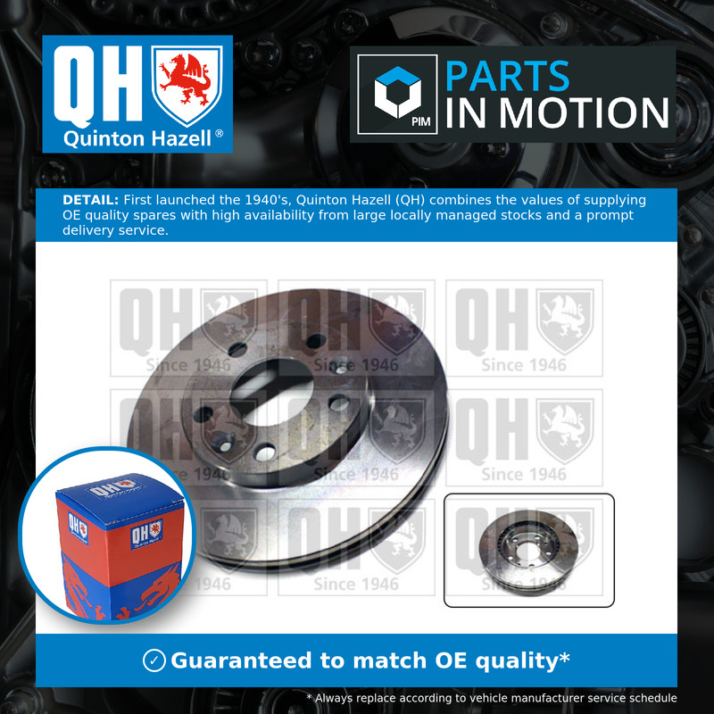 2x Brake Discs Pair Vented fits DACIA DUSTER 1.5D Front 10 to 18 269mm Set QH