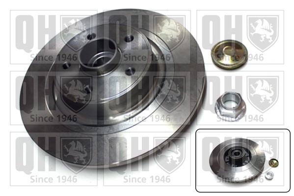 Brake Disc Single Solid fits RENAULT VEL SATIS BJ0 2.2D Rear 02 to 09 300mm QH gallery