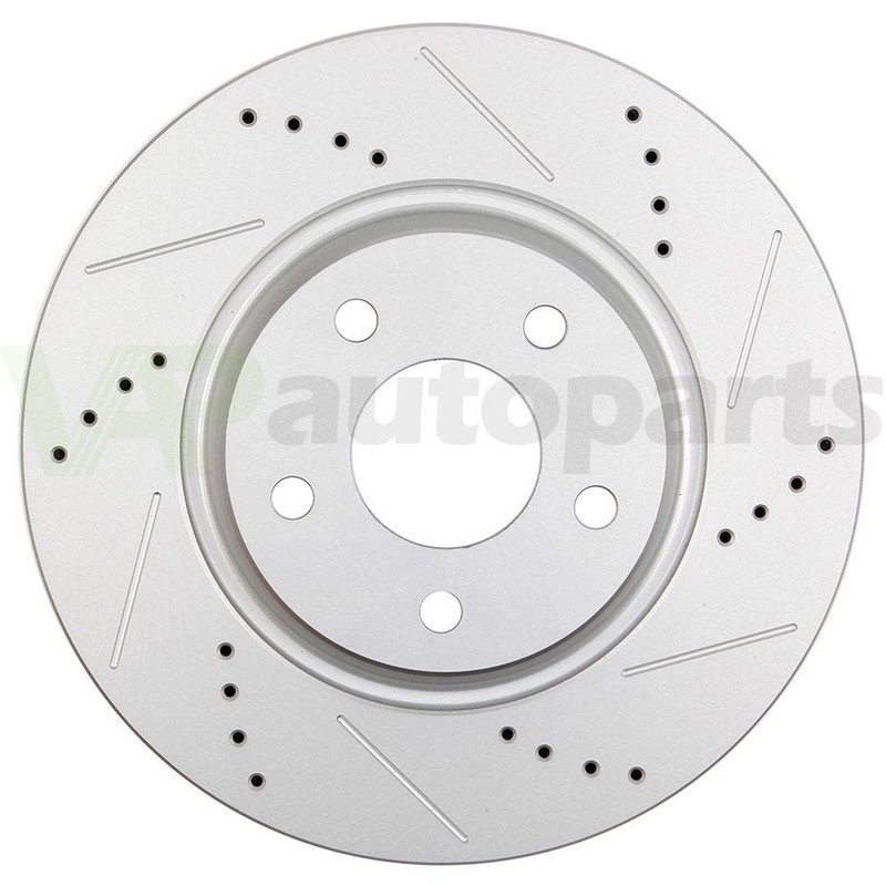 Front Discs Brake Rotors For Chevrolet Classic Pontiac G5 Slotted Drilled 2pcs gallery