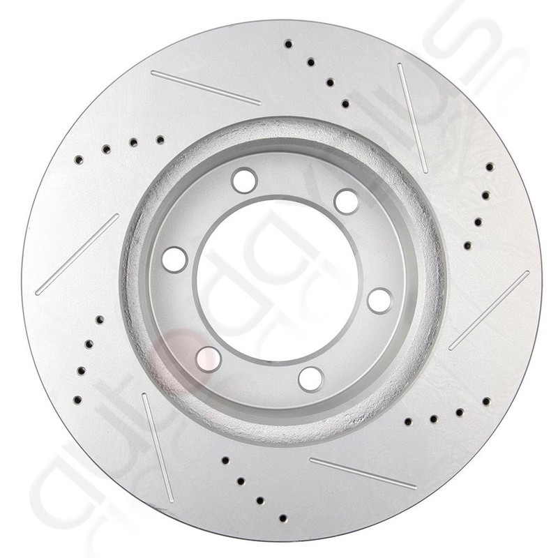Front And Rear Drill Slot Brake Discs Rotors Kit For 2001-2007 Toyota Sequoia gallery
