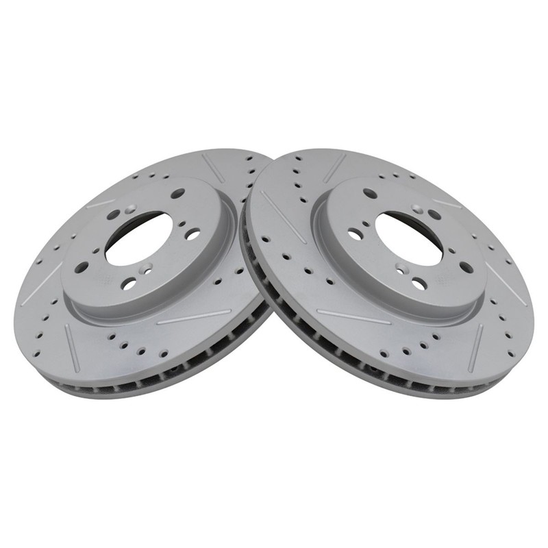 Performance Brake Rotor Coated & Ceramic Pad Front Kit w/Chemicals gallery