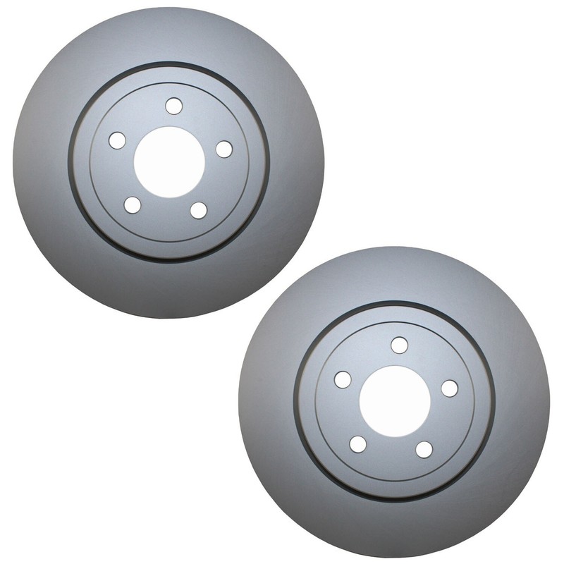 Bison Performance Pair Front Coat 345mm Brake Rotors for 300 Challenger Charger