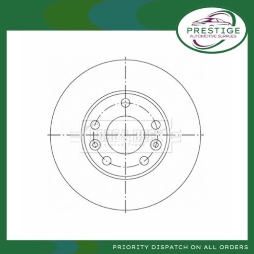 Borg & Beck brake disc pair – BBD5335
