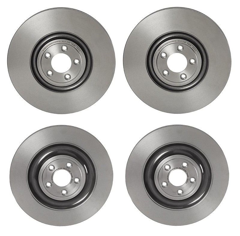 Brembo Front 380mm and Rear 376mm Vented Disc Brake Rotors Kit For Jaguar 5.0 V8