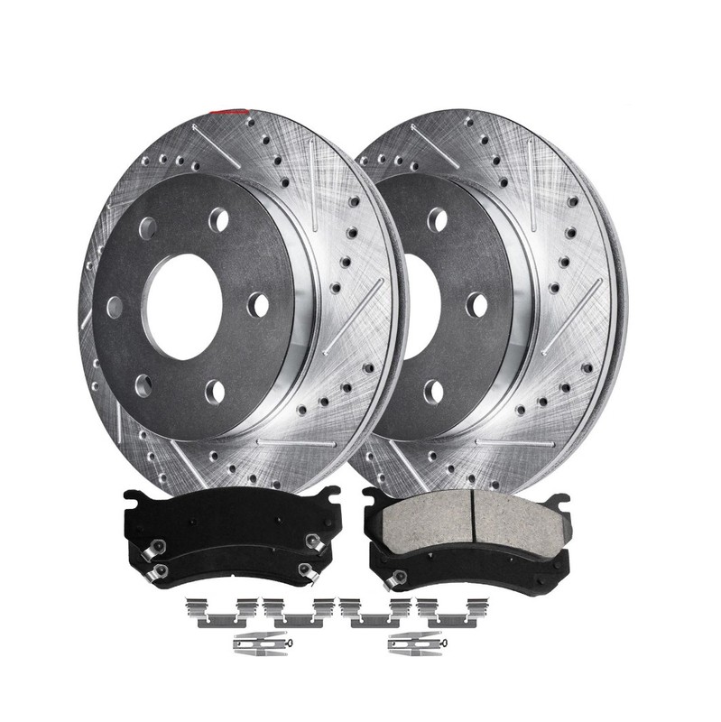 Front Rear Rotors Ceramic Pads for Chevy Tahoe Silverado GMC Sierra 1500 Yukon gallery