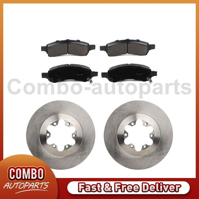 Front Disc Rotors Semi-Metallic Pads fits Chevrolet Colorado GMC Canyon
