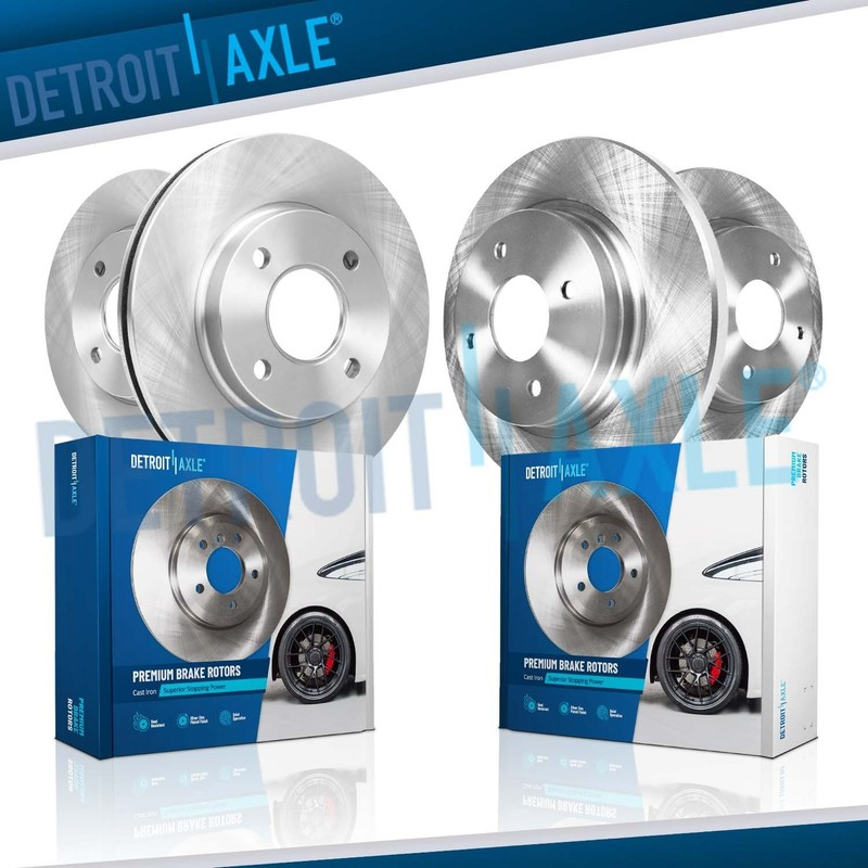 Front and Rear Disc Brake Rotors for 1991 – 1998 Saturn SC1 SC2 SL1 SL2 SW1 SW2
