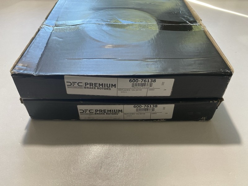 Lot Of 2- Dynamic Friction 600-76138 Disc Brake Rotor 08-21 Lexus Toyota Models gallery