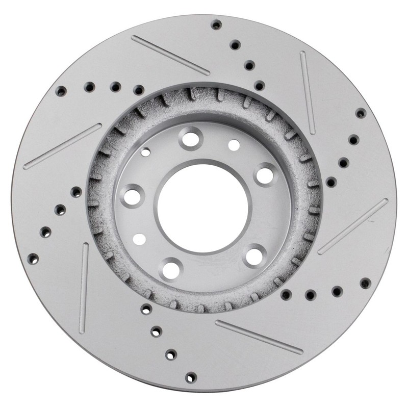 TRQ Front Ceramic Brake Pad & Performance Rotor Set of 2 Kit for Mazda CX-7 CX7 gallery