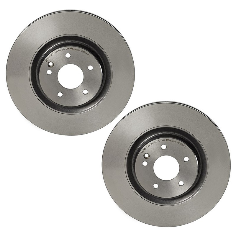 Brembo Pair Set 2 Front 334mm Vented Disc Brake Rotors for MB R129 SL500 SL600